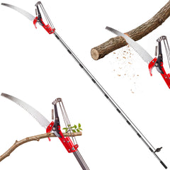 Suchtale 14FT Pole Tree Pruner red model front view