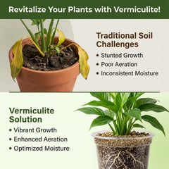Sukh Organic Vermiculite in a gardening setup