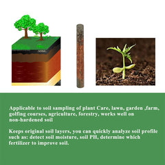 Sukiise Soil Probe in use in a garden setting