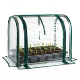 SUMGROW Mini Indoor Greenhouse front view with clear PVC material
