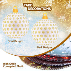 Sumind large Christmas ornament hanging on a tree