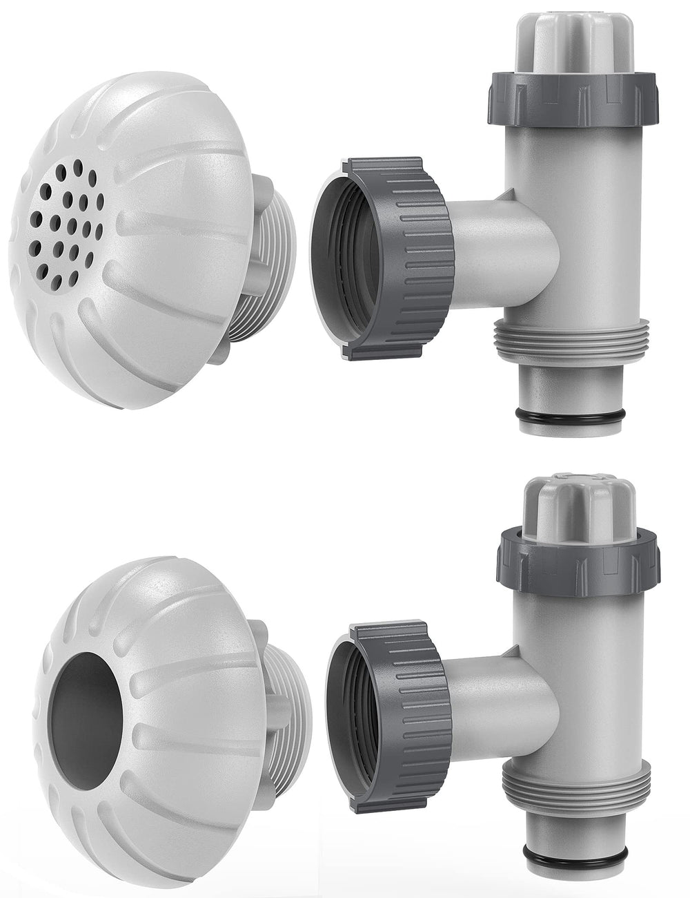 SUMMERBUDDY Pool Parts Kit with plunger valves and strainer