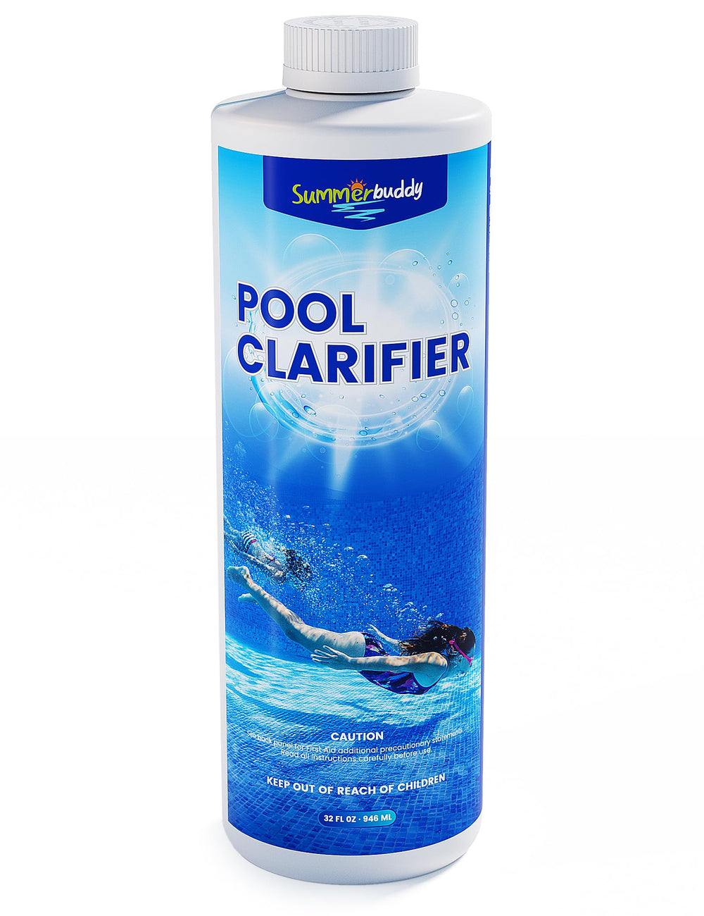 SUMMERBUDDY Super Pool Clarifier 32 oz front view