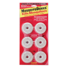 Summit Mosquito Dunks 6-Pack, front view with packaging