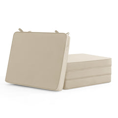Summsun outdoor chair cushion set of 4 in beige colour