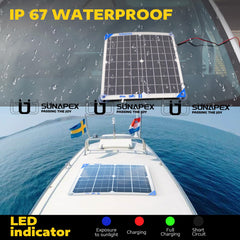 SUNAPEX Solar Charger side view showcasing design