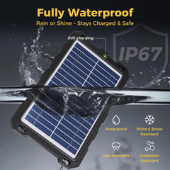 SUNAPEX solar panel showing indicator lights