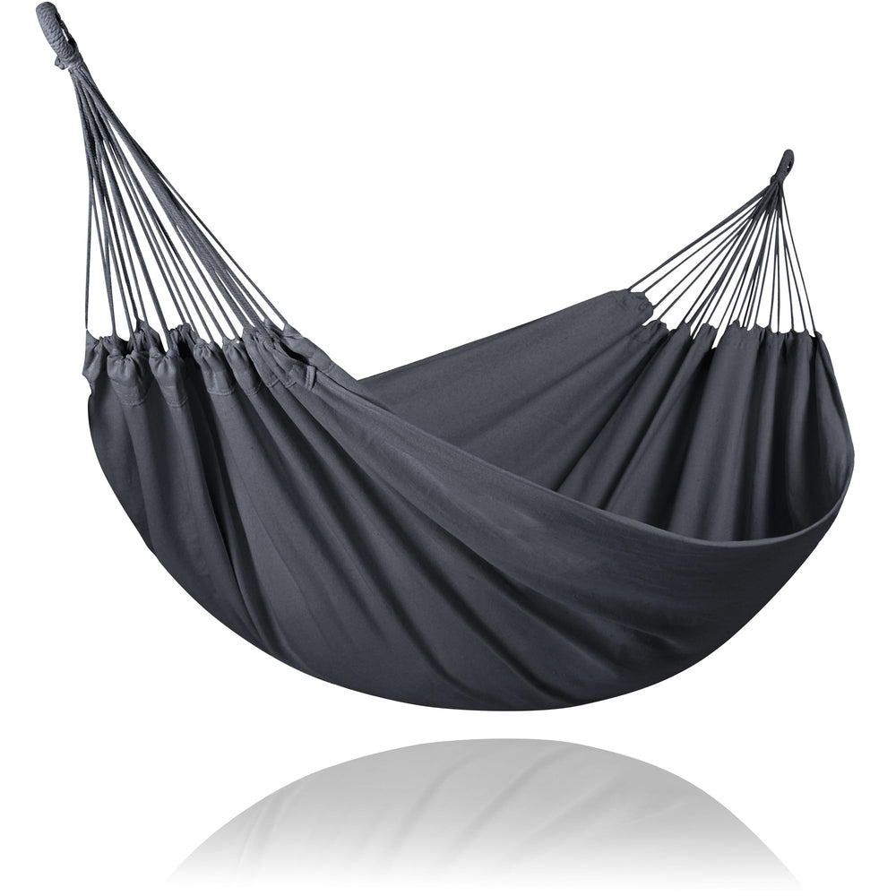SUNCREAT Extra Large Hammock in Dark Gray, front view