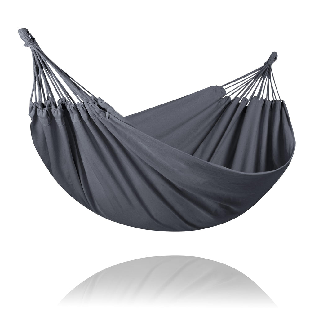 SUNCREAT Portable Tree Hammock dark gray front view