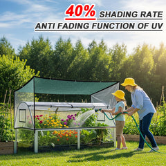 SUNNY GUARD Sun Shade Cloth showing mesh texture