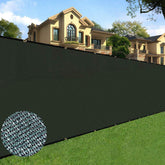 Sunnyglade 5 ft x 50 ft Green Privacy Screen Fence front view