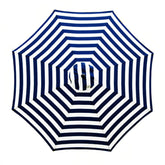 Sunnyglade 9ft patio umbrella replacement canopy in blue and white