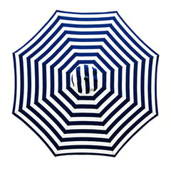 Sunnyglade 9ft patio umbrella replacement canopy in blue and white