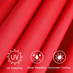 Sunnyglade 9ft patio umbrella replacement canopy side view