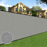 Sunnyglade Privacy Screen Fence 4 ft x 50 ft Grey front view