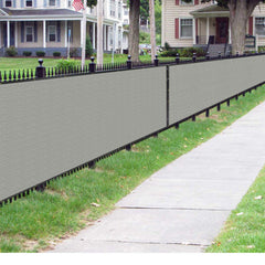 Sunnyglade Privacy Screen Fence grey grommet detail