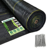 Sunocity 5ft x 100ft weed barrier fabric front view