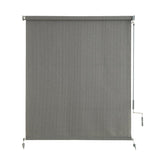 sunoff Outdoor Blinds Grey 48"W x 72"H front view