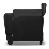 SunPatio Heavy Duty Grill Cover front view, black