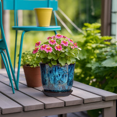 SUNPOTFOR Ceramic Plant Pot displayed with a succulent