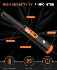 SUNPOW OTMD08 in use at a beach, detecting metal
