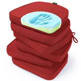 SUNROX Gel Memory Foam Chair Cushion, Burgundy front view