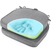 SUNROX Gel Memory Foam Chair Cushion Heather Charcoal front view
