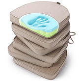 SUNROX Gel Memory Foam Chair Cushion in Husk Birch colour, front view