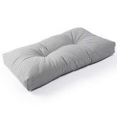 SUNROX LokGrip bench cushion front view in heather grey