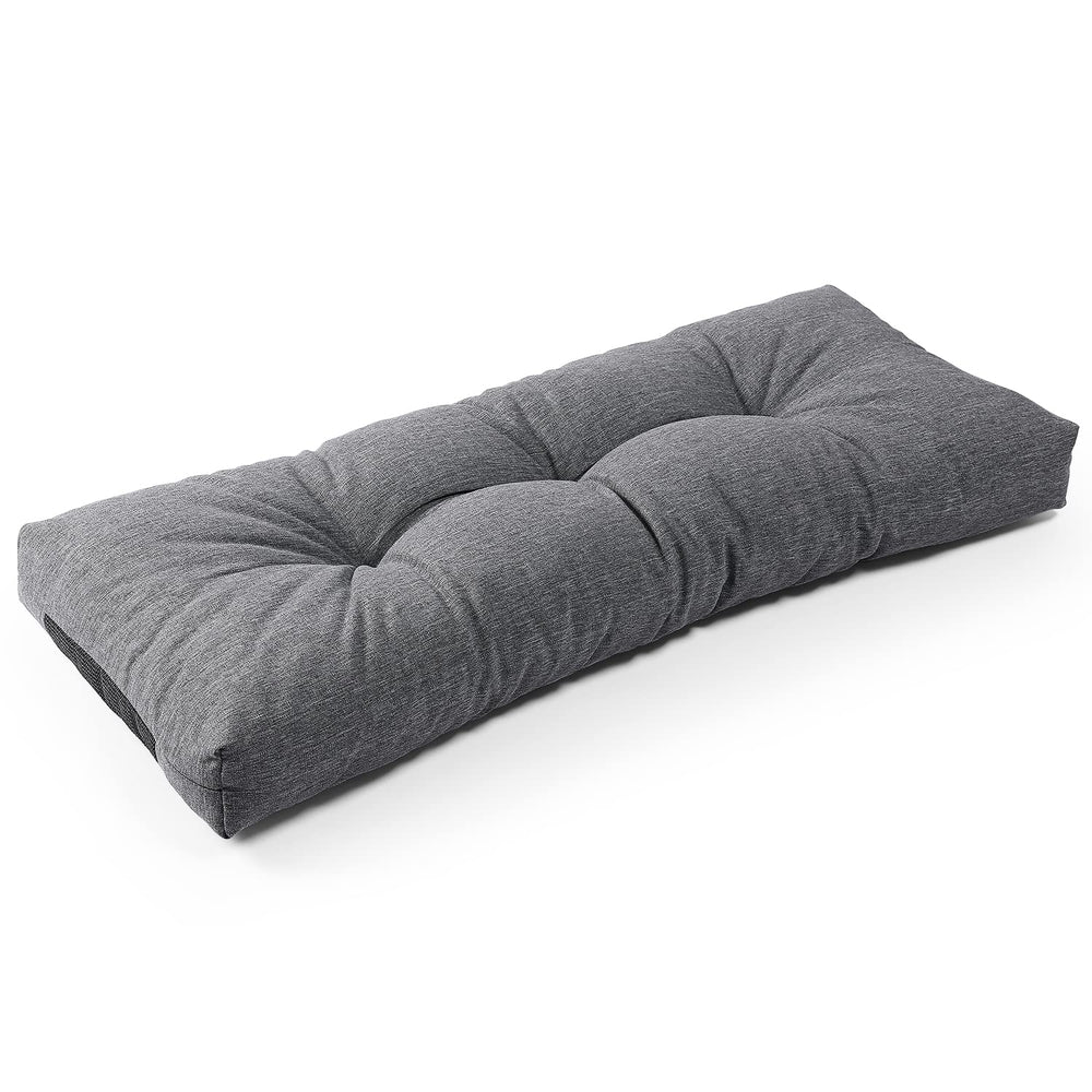 SUNROX LokGrip Non Slip Bench Cushion Heather Charcoal front view