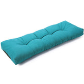 SUNROX LokGrip Non Slip Memory Foam Bench Cushion front view in turquoise