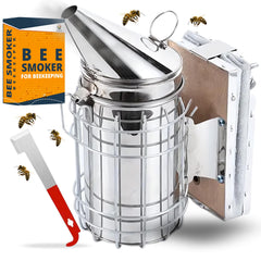 SunVara Bee Smoker stainless steel model front view