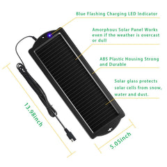 Sunway Solar Charger mounted on a car windshield
