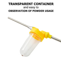 SUNYAY powder sprayer in use for pest control in a garden