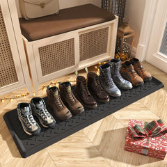 SUPENUIN Extra Large Boot Tray front view in twill