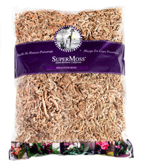 SuperMoss Orchid Sphagnum Moss 1400 in³ natural white bag