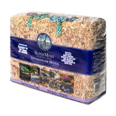 SuperMoss Orchid Sphagnum Moss 2.1lbs natural white bale front view