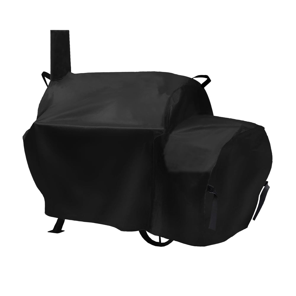 Suphomeware 70-inch grill cover front view, black