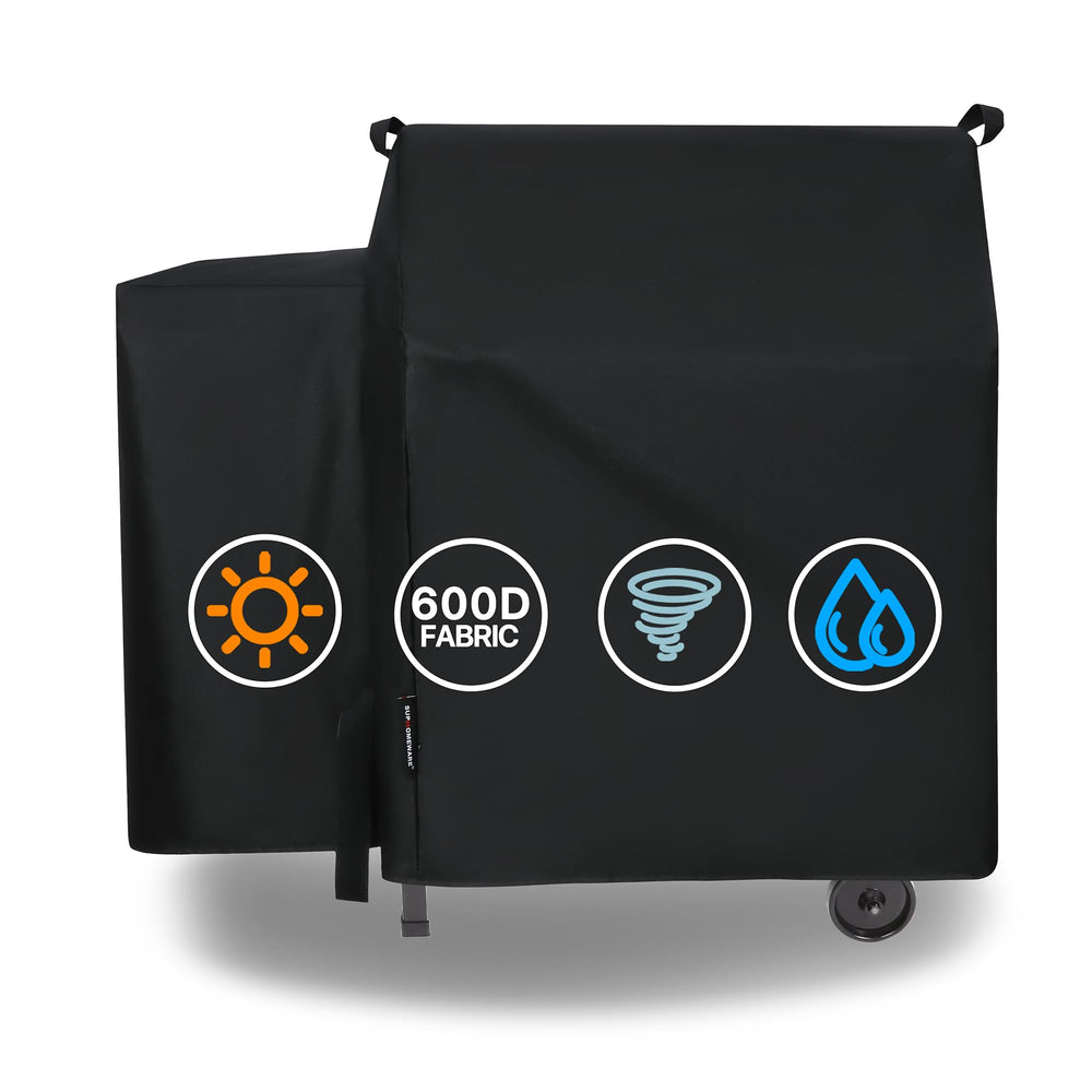 Suphomeware Grill Cover for Traeger 20 Series, front view