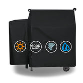 Suphomeware Grill Cover for Traeger 20 Series, front view