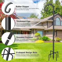 Surprizo bird feeder hook adjustable height demonstration