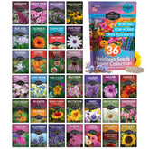 SURVIVAL GARDEN SEEDS Flower Garden Seeds 36 Variety Kit packaging front view
