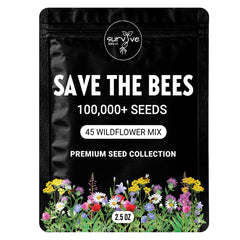 Survive Seed Co. wildflower seeds package with 100,000 seeds