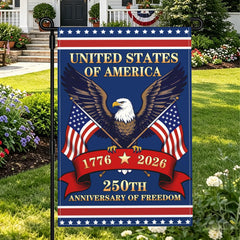 Suswoos 250th Anniversary USA Flag front view displaying vibrant colors