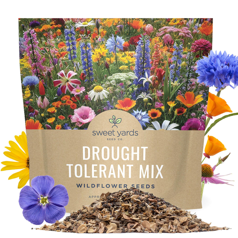 SWEET YARDS Drought Tolerant Wildflowers Mix packet front view