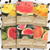 SWEET YARDS Organic Watermelon Seeds Variety Pack front view