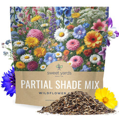 SWEET YARDS Wildflower Seeds Partial Shade Mix front view