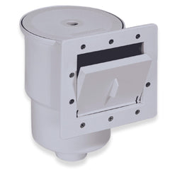 Swimline Above Ground Pool Skimmer Kit front view with grey finish