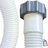 Swimline Hydrotools 1.5-inch x 5-foot pool pump filter connection hose front view