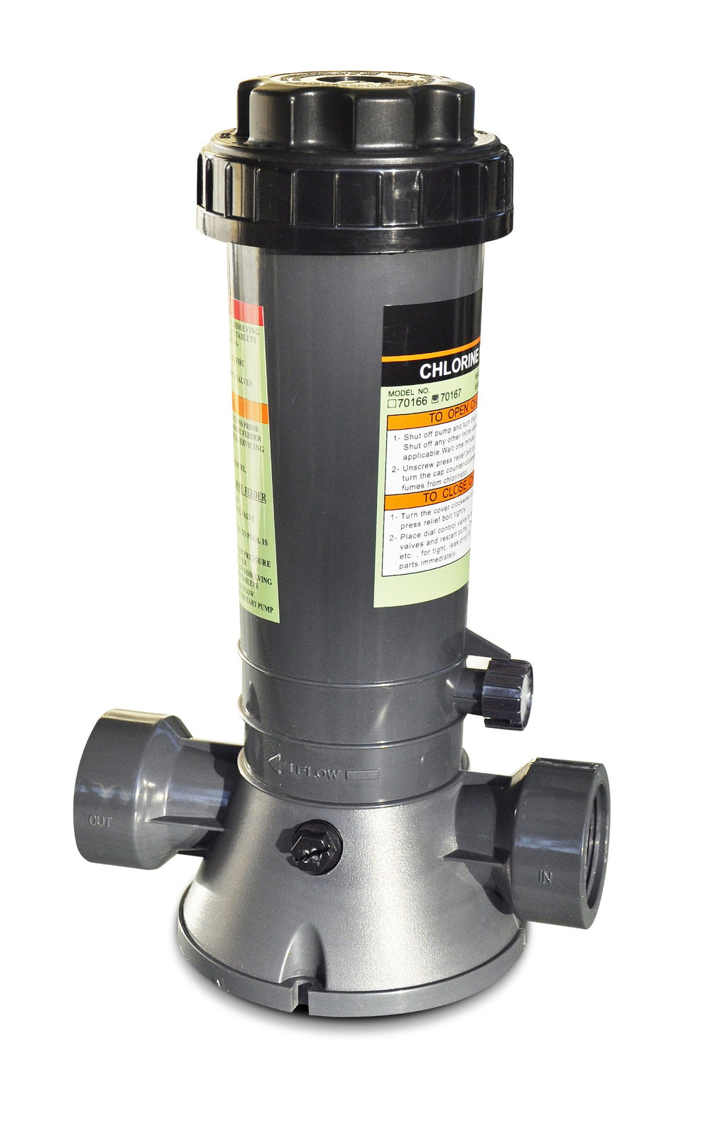 Swimline Hydrotools Automatic Chlorine Feeder 4.2 lbs capacity front view